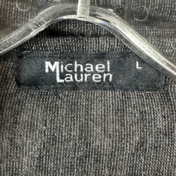 Revolve Michael Lauren Moshi Waterfall Cardigan Heather Charcoal Grey Large NWT - Picture 6 of 8